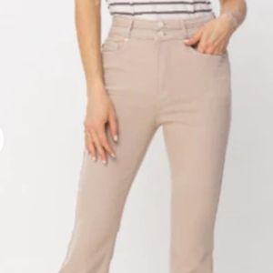 Judy Blue Tan Flare jeans nwt